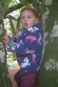 Image of Reversible Zip Jacket - Unicorns