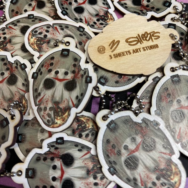 Image of Jason VorSheets Wood Key Chain