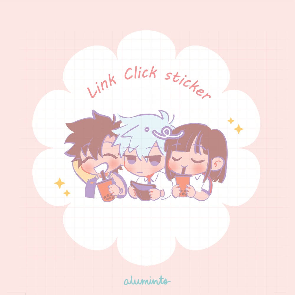 Image of Link Click Boba sticker