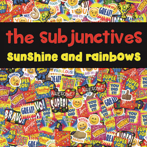Image of The Subjunctives – Sunshine And Rainbows LP (red)
