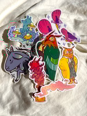 Little Demons Sticker Pack - Set of 7 Fun Character Stickers