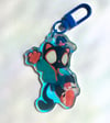 MEOWS MORALES HOLOGRAPHIC KEYCHAIN