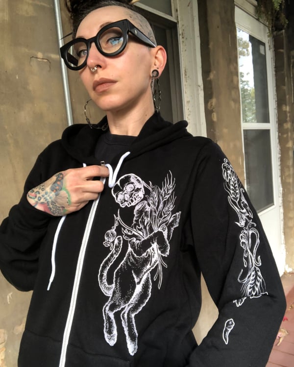 Image of "Little Lamb" Zip-Up Hoodie