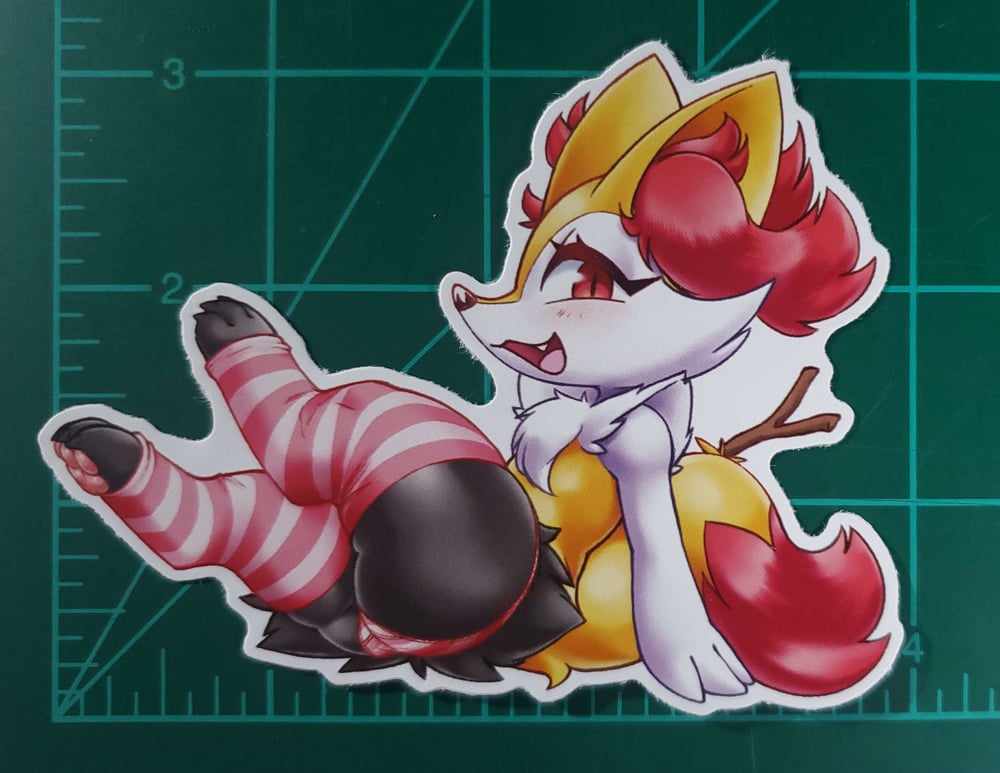 Teasing Sock Phox - Vinyl Sticker