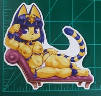 Image 4 of Royal Egyptian Cat - Vinyl Sticker