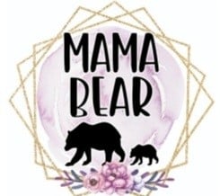 Image of Mama Bear Graphic Design UVDTF Decal