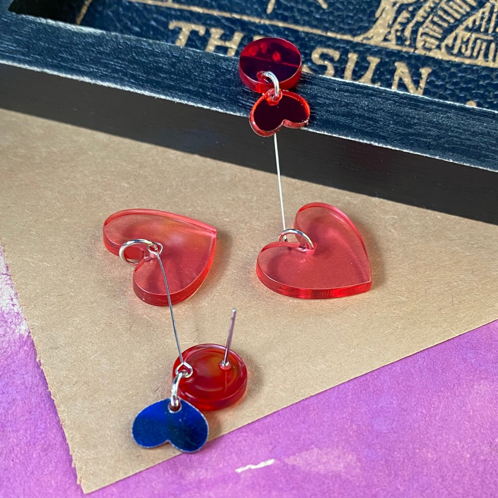 Image of LOVECORE HEART EARRINGS