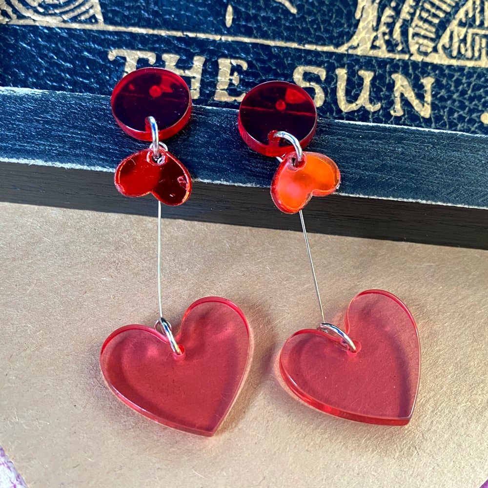 Image of LOVECORE HEART EARRINGS