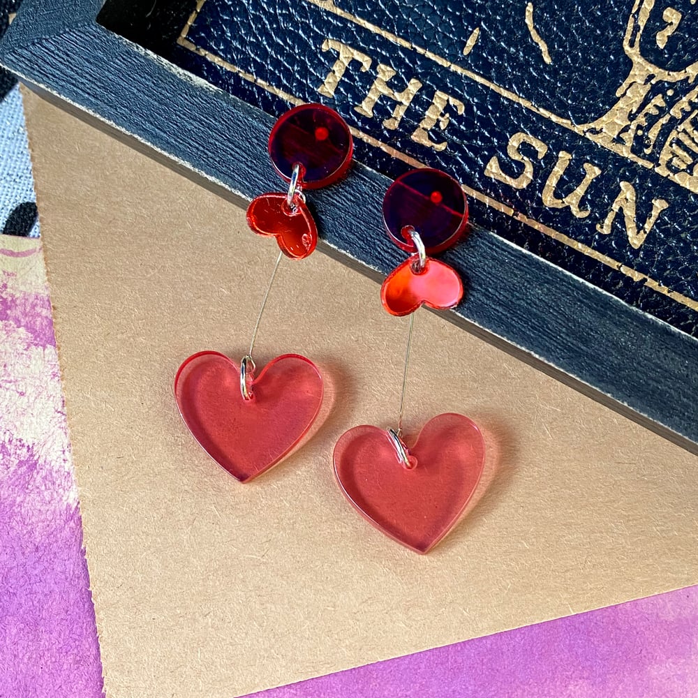 Image of LOVECORE HEART EARRINGS