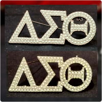 Image 1 of Symbol Pin (All Pearl or Pearl & Bling)