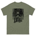 ABSU - NARTHEX TO ABZU I - DESCENSION LOGO (CHARCOAL, RED, MILITARY GREEN)