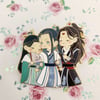 (P4P) SVSSS - BingLiuShen enamel pins (Modoki x Papoosh collaboration)