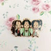 (P4P) SVSSS - BingLiuShen enamel pins (Modoki x Papoosh collaboration)