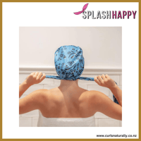 Image 3 of Splash Happy SHOWER CAP 'Blue Eye'