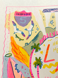Image 4 of Large Los Angeles Risograph Print