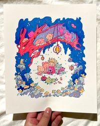 Image 1 of Small Bedtime Story Risograph Print 