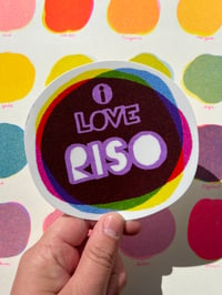 'I love Riso' Sticker