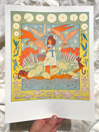 Image 1 of Magic in the Marshes *Orange* version Riso Print!