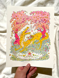 Image 1 of Spring Dragon Riso Print