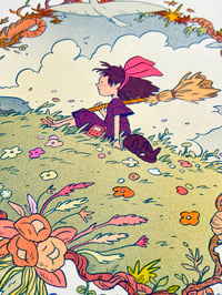 Image 4 of Large Kiki's Delivery Service Risograph Print