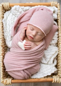 Image 5 of Newborn sleepy hat SAMANTHA