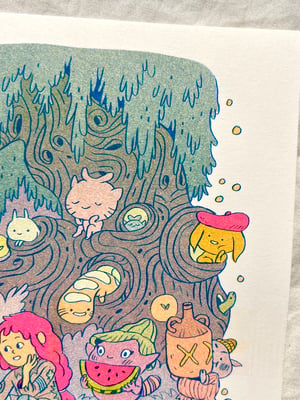 Campfire Stories Riso Print