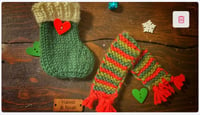 Image 3 of Christmas  decorations knitting workshop at Axbridge Town Hall Monday November 27 th 7-9 pm 