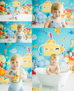 Image of UNDER THE SEA CAKE SMASH 