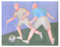 Image 2 of Football players LIMITED EDITION PRINT