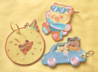 Image 4 of Embroidered Kitty Charms