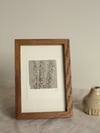 Grass 14 Mini - Original Framed Monoprint - 10cm x 15cm