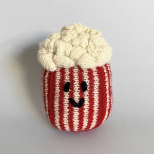 Image of Jouet pour chien boîte de pop corn tricotée main