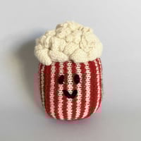 Image 1 of Jouet pour chien boîte de pop corn tricotée main