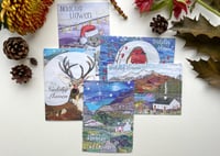 Image 1 of Nadolig Llawen A6 Christmas card packs 