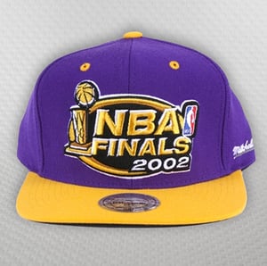 Image of Los Angels lakers NBA Finals 2002 Vintage Snapback Hat