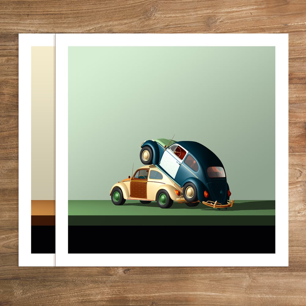 Image of Classic Volkswagen Art Prints Set