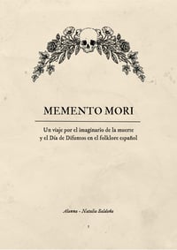 Image 1 of PDF MEMENTO MORI: Un viaje por el imaginario de la muerte y el Día de Difuntos en el folklore