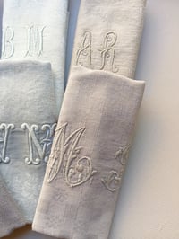 Image 3 of Lot de 6 serviettes de table nuances lin
