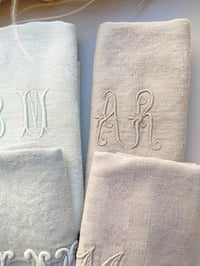 Image 4 of Lot de 6 serviettes de table nuances lin