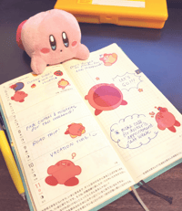 Image 1 of Kirby Clear Sticker Sheet