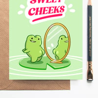 Image 2 of BEAN Frog Birthday Card