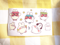 Image 3 of Dance Rush Mottie Clear Sticker Sheet