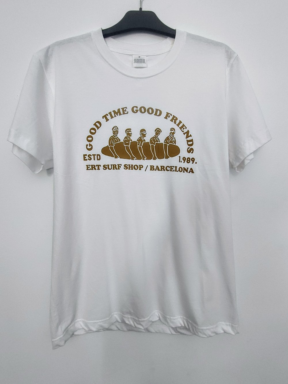 CAMISETA ERT GOOD FRIENDS ORGANIC BLANCA