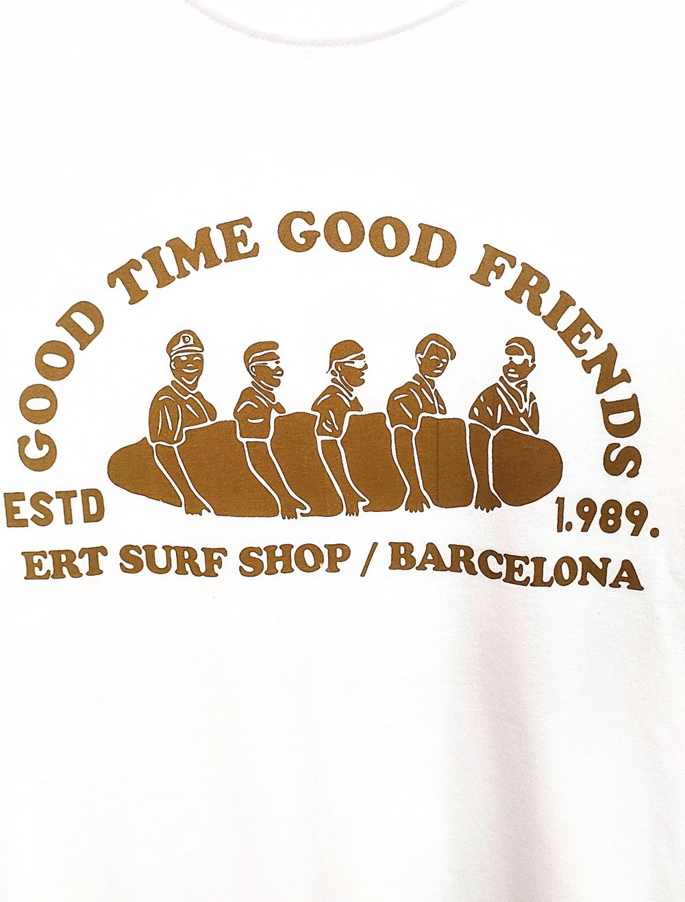 CAMISETA ERT GOOD FRIENDS ORGANIC BLANCA