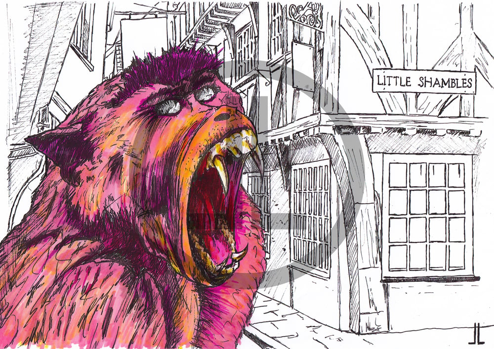 'Onslaught of the Killer Chimps' - York (Pink Chimp)