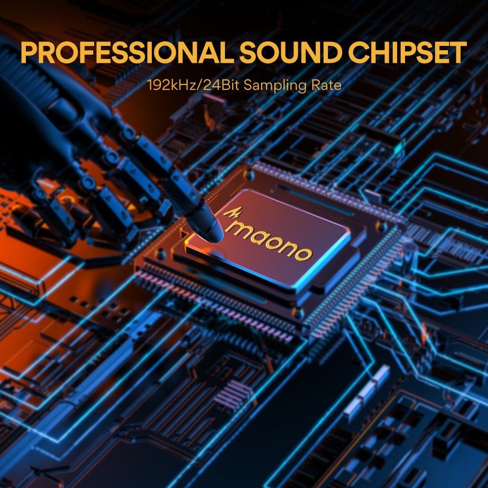 Crystal Clear Sound: Maono Desktop Condenser - Your High-Quality Streaming Microphone