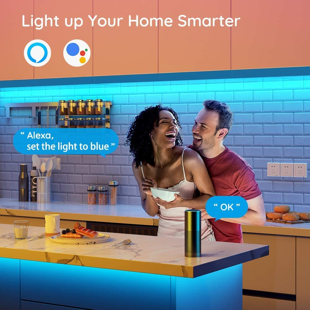 RGBBIC LED Strip Lights: Dynamic Bedroom Lighting
