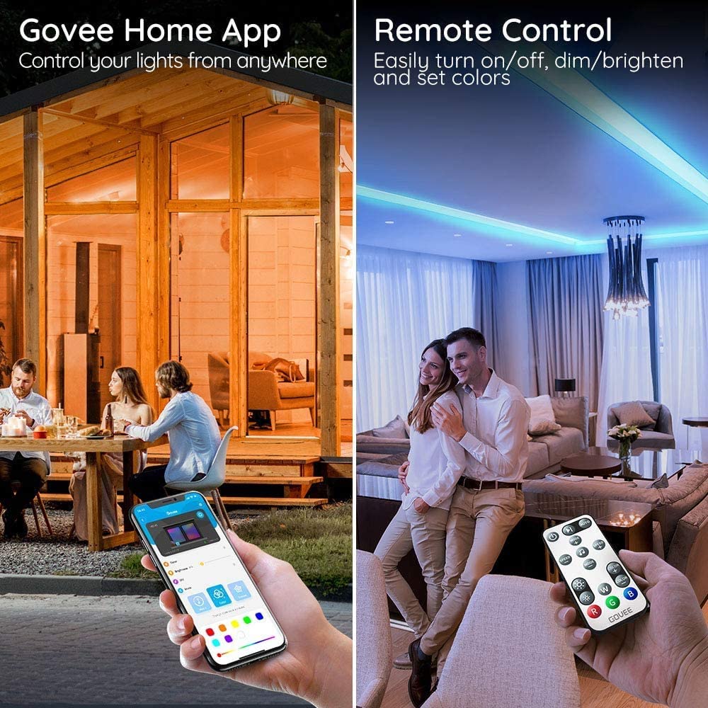 RGBBIC LED Strip Lights: Dynamic Bedroom Lighting