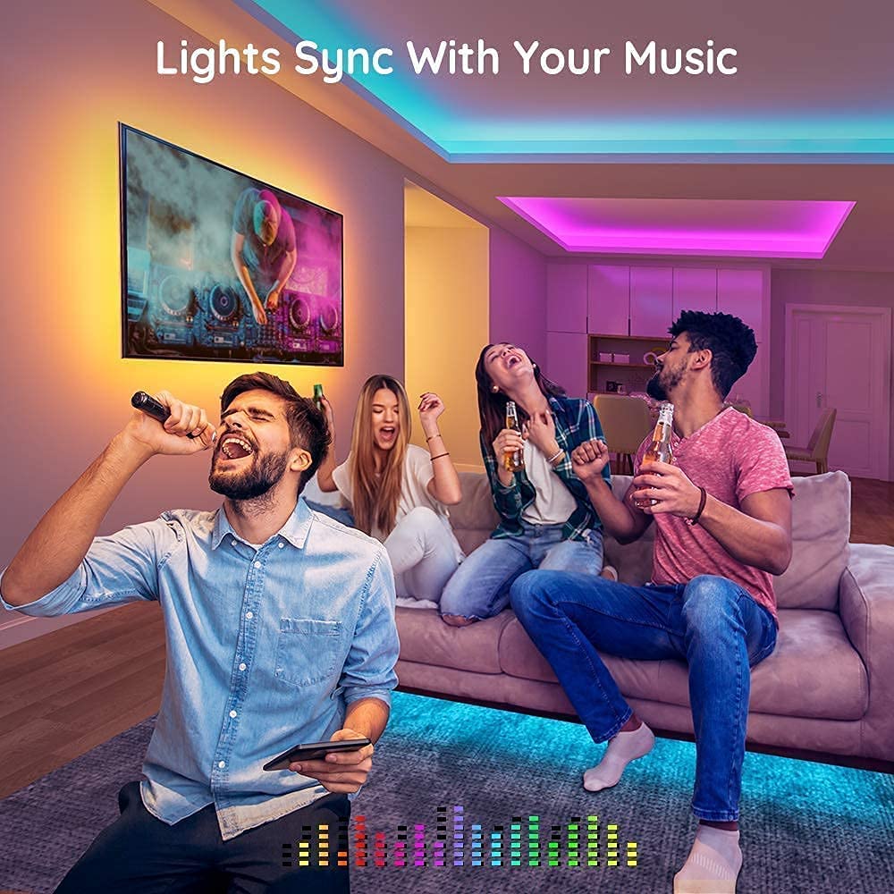 RGBBIC LED Strip Lights: Dynamic Bedroom Lighting