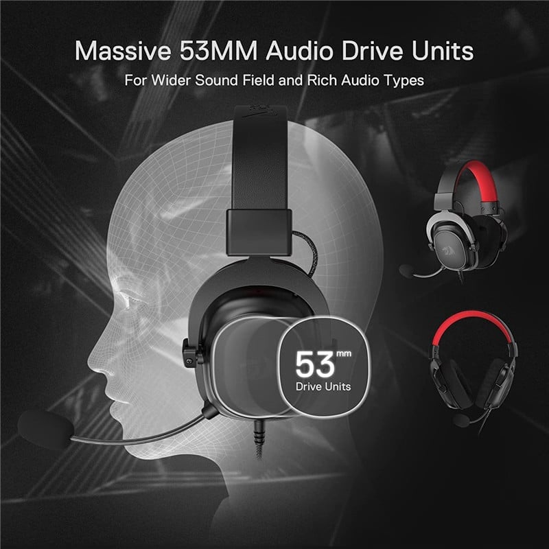 RGB Gaming Headset: Redragon H510 Zeus X (7.1 Surround)